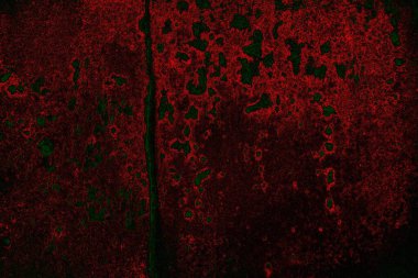 Metal plaka dokusu ve arka plan. Metal yüzey paslanmış lekeler. Paslı metal arka plan. Metal arkaplan.