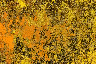 Kırmızı sarı ve siyah renkli kirli duvar, desenli arka plan. 