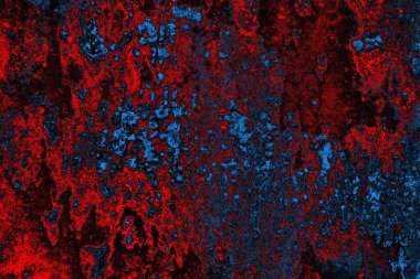 Dökülen boya paslı metal dokusu