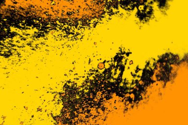 Kırmızı sarı ve siyah renkli kirli duvar, desenli arka plan.