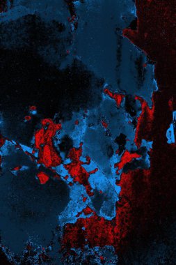 Dökülen boya paslı metal dokusu