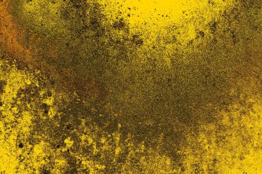 Kırmızı sarı ve siyah renkli kirli duvar, desenli arka plan.