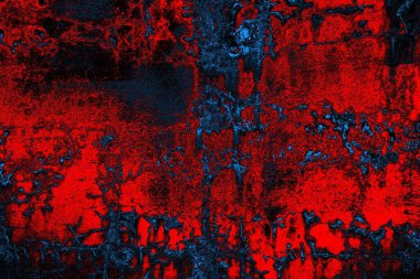 Dökülen boya paslı metal dokusu