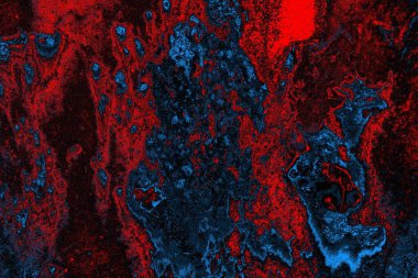 Dökülen boya paslı metal dokusu