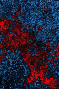 Çizik ve çatlaklarla metal doku