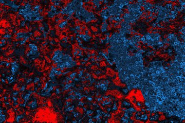 Çizik ve çatlaklarla metal doku