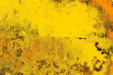 Kırmızı sarı ve siyah renkli kirli duvar, desenli arka plan.