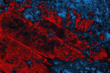 Çizik ve çatlaklarla metal doku