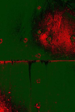 Metal plaka dokusu ve arka plan. Metal yüzey paslanmış lekeler. Paslı metal arka plan. Metal arkaplan.