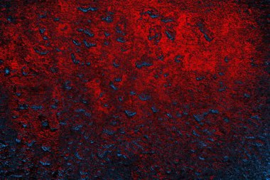 Çizik ve çatlaklarla metal doku