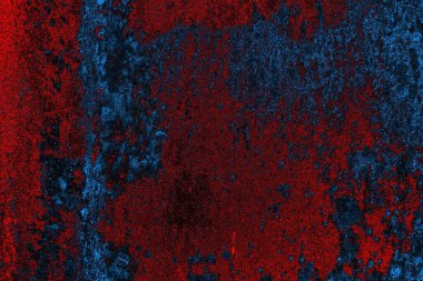 Dökülen boya paslı metal dokusu