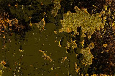 Kırmızı sarı ve siyah renkli kirli duvar, desenli arka plan.