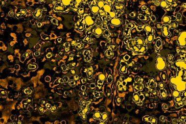 Kırmızı sarı ve siyah renkli kirli duvar, desenli arka plan.