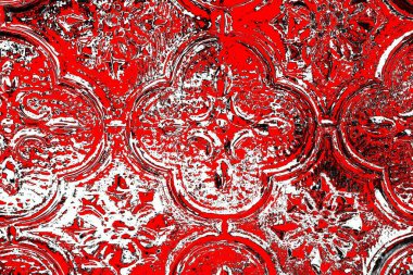 Kırmızı ve siyah renkli grungy duvar, desenli arka plan