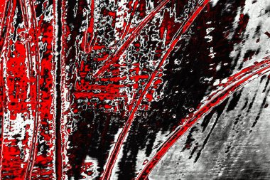 Kırmızı ve siyah renkli grungy duvar, desenli arka plan