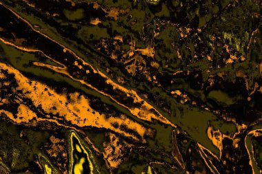 Kırmızı sarı ve siyah renkli kirli duvar, desenli arka plan.