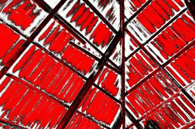 Kırmızı ve siyah renkli grungy duvar, desenli arka plan