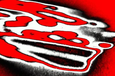 Kırmızı ve siyah renkli grungy duvar, desenli arka plan