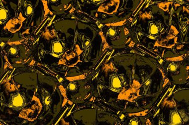 Kırmızı sarı ve siyah renkli kirli duvar, desenli arka plan.