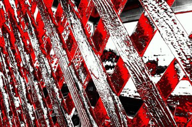 Kırmızı ve siyah renkli grungy duvar, desenli arka plan