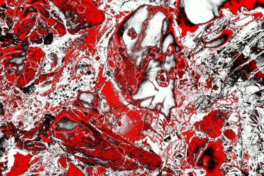 Kırmızı ve siyah renkli grungy duvar, desenli arka plan