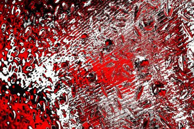 Kırmızı ve siyah renkli grungy duvar, desenli arka plan