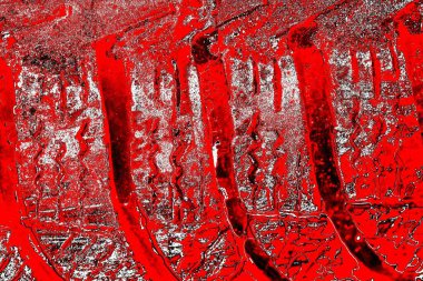 Kırmızı ve siyah renkli grungy duvar, desenli arka plan