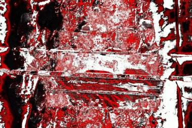 Kırmızı ve siyah renkli grungy duvar, desenli arka plan