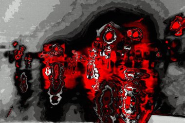 Gece lambaları. Kasıtlı hareket bulanıklığı