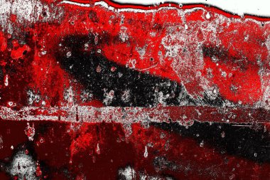 Kırmızı ve siyah renkli grungy duvar, desenli arka plan
