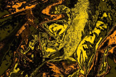 Kırmızı sarı ve siyah renkli kirli duvar, desenli arka plan.