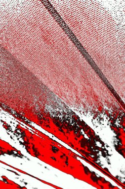 Kırmızı ve siyah renkli grungy duvar, desenli arka plan