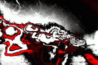 Kırmızı ve siyah renkli grungy duvar, desenli arka plan