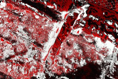 Kırmızı ve siyah renkli grungy duvar, desenli arka plan