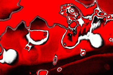 Kırmızı ve siyah renkli grungy duvar, desenli arka plan