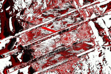 Kırmızı ve siyah renkli grungy duvar, desenli arka plan