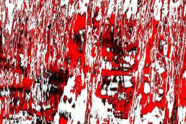 Kırmızı ve siyah renkli grungy duvar, desenli arka plan