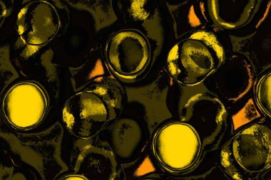 Kırmızı sarı ve siyah renkli kirli duvar, desenli arka plan.