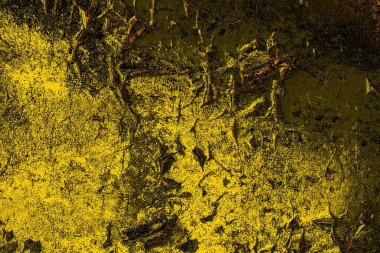 Kırmızı sarı ve siyah renkli kirli duvar, desenli arka plan.