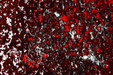 Kırmızı ve siyah renkli grungy duvar, desenli arka plan