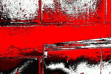 Kırmızı ve siyah renkli grungy duvar, desenli arka plan