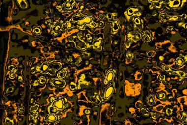 Kırmızı sarı ve siyah renkli kirli duvar, desenli arka plan.