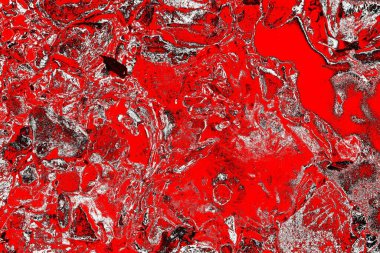 Kırmızı ve siyah renkli grungy duvar, desenli arka plan