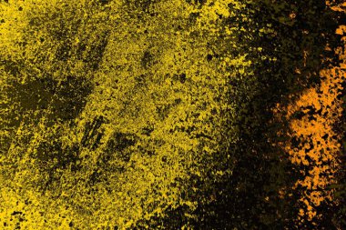 Kırmızı sarı ve siyah renkli kirli duvar, desenli arka plan.