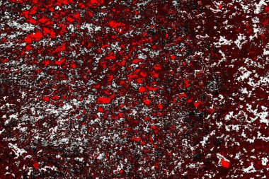 Kırmızı ve siyah renkli grungy duvar, desenli arka plan