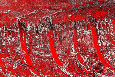 Kırmızı ve siyah renkli grungy duvar, desenli arka plan