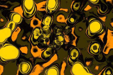 Kırmızı sarı ve siyah renkli kirli duvar, desenli arka plan.