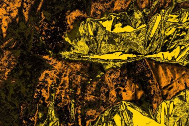 Kırmızı sarı ve siyah renkli kirli duvar, desenli arka plan.