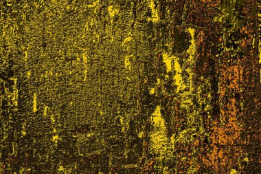 Kırmızı sarı ve siyah renkli kirli duvar, desenli arka plan.