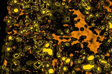 Kırmızı sarı ve siyah renkli kirli duvar, desenli arka plan.